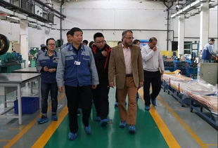 集团国际贸易公司及巴方友人来厂考察交流